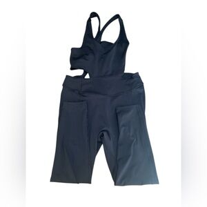 Free People Black Jumpsuit Onesie Size Large